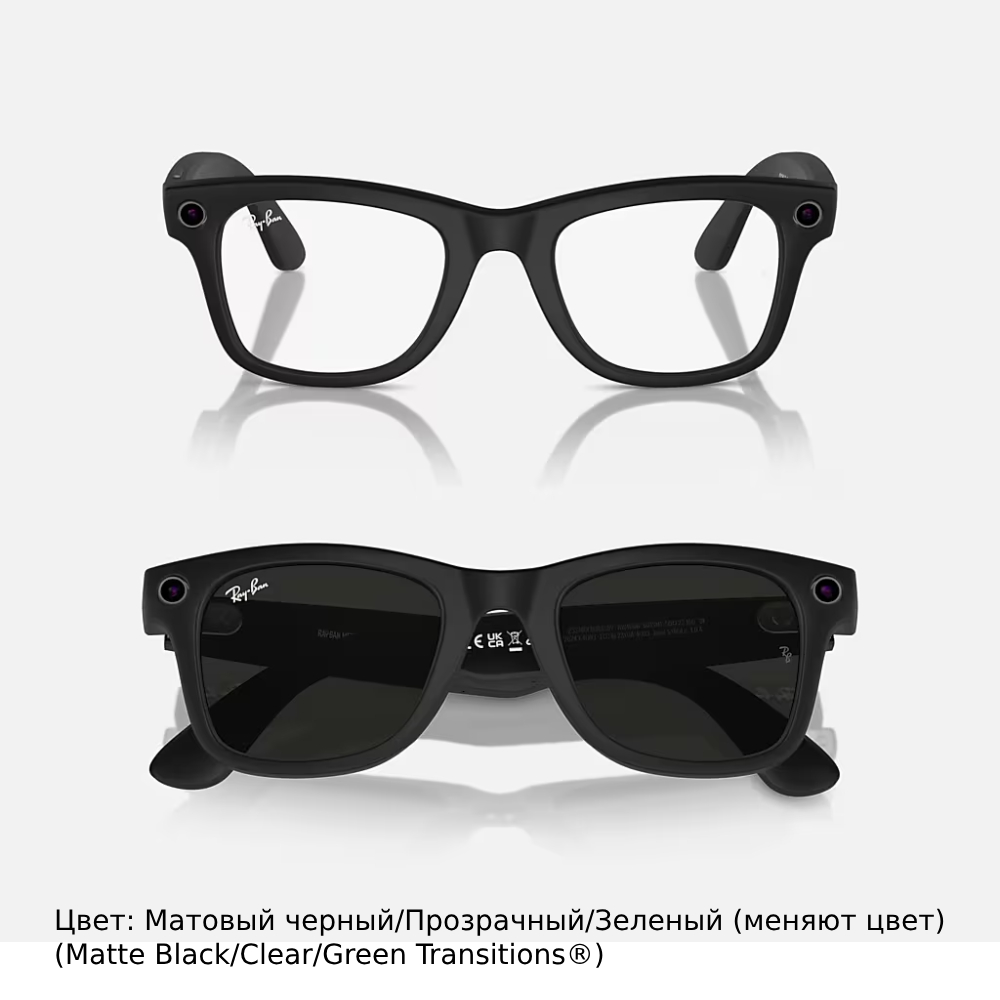 Умные очки с камерой и поддержкой Facebook. Ray-Ban Meta Wayfarer ...